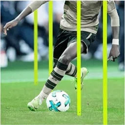 Slalom Poles with for Football Agility Speed Training (Pack of 4~1 m Poles) Regular Agility Pole-picture-27