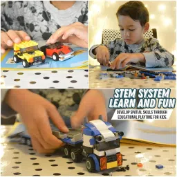 sr toys Architect 3 in 1 Transporter Building Brick Block for Kids image 4