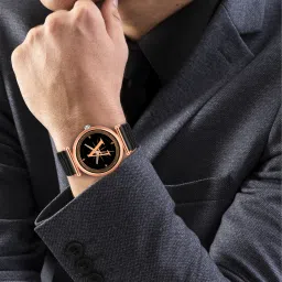 prathsy Analog Watch - For Men ALPHA-A-RLX-M-RG-CDBLK-2 image 4