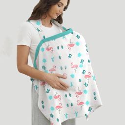 Organic Cotton Muslin Washable Breast feeding Maternity Apron Cover for Mothers Feeding Cloak-9