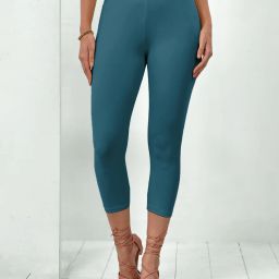 Women Blue Capri-image-70
