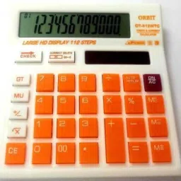 512 WTC Basic Calculator for Personal or Office use Orange BasicCalculator-15
