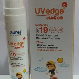 Sunscreen - SPF 50 PA+++ Uvedge junior sunscreen SPF19 (50ml)-image-13