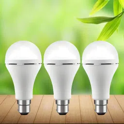 Emergency 15W Inverter LED Bulb with 1200mAh Rechargeable Battery Pack of 3 U204 4 hrs Bulb Emergency Light-10