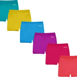 Pack of 6 Women Boy Short Multicolor Panty-image-5