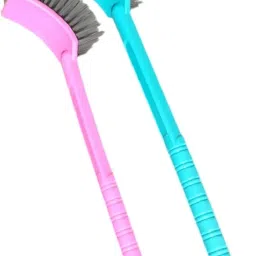 Compact Toilet Brush | Long Handle WC Cleaner for Small Bathrooms-image-64