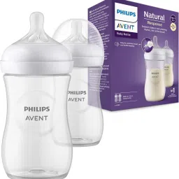 Natural Response Baby Bottle SCY903/02 | 1m+ age | BPA free | Pack of 2 - 260 ml-image-44