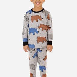 Lazy Shark Boys Grey & Brown Printed Night Suit-38