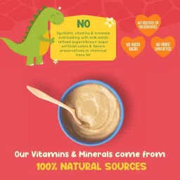 rorosaur Baby Food - Porridge Mix with Millets, Fruits & Veggies | No Added Sugars Cereal image 5