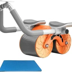 New Auto Rebound Abdominal double elbow Roller with Pad Roller with Timer Ab Exerciser-0