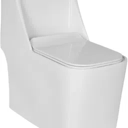 One Piece Water Closet Toilet Rimless Tornado Flushing Ewc S Trap 9 Inch Alfa Western Commode-image-42