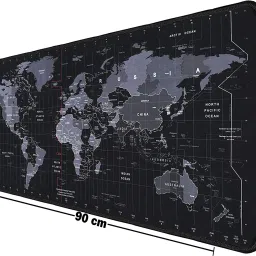 SEAGULL Large Extended Mouse Pad,Gaming Desk Keyboard Pad Mat (90 x 40CM World Map) Mousepad image 2
