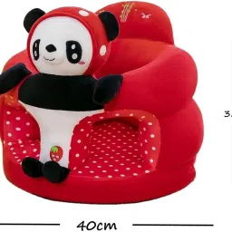 Soft Panda Sofa Seat gift for newborn Baby high-quality soft teddy shape chair- 35 cm-image-34