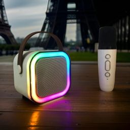 Saibaba Insulators L15_K12 Kids' Mini Karaoke Machine: Bluetooth Speaker with Wireless Mic 5 W Bluetooth Speaker-image-126