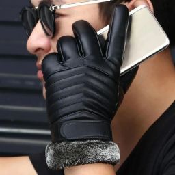 Self Design, Solid Winter Men Gloves-17