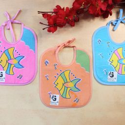 Baby Soft Fabric Cotton Bib Easy To Tie and Remove-image-30