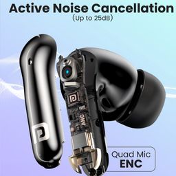 Portronics Harmonics Twins 28 ANC TWS in Ear Earbuds with 30Hrs Playback Wireless Earbuds image 5