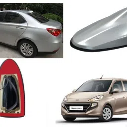 Antena-Slvr-Hyundai Santa Fe Shark Fin Roof top Signal Receiver AM/FM Antenna for Hyundai Santro Xing Whip Vehicle Antenna-image-79