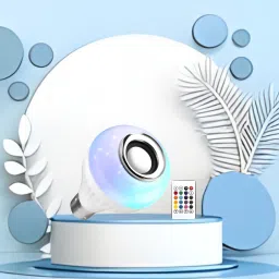 GUGGU Bluetooth Music Bulb Speaker With Remote Control Change Disco light for HomeR470 Smart Bulb-25