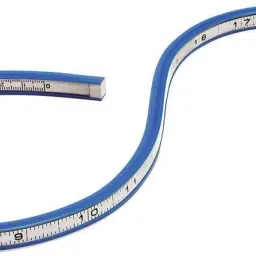 40cm flexible curve ruler woodworking, plastic measure tool Ruler-0