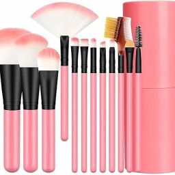Pink Brushes Makeup Kit for Girls (Pack of 12 Pcs)-image-56