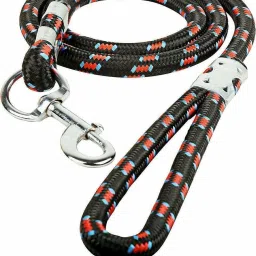Black Round Designer Dog Belt/Leash Belt for All Breed Dogs Under 30kg Dog Leash Dog Leash-image-48