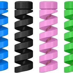 IKIS Lightning Charger Spring Cable Saver Protector (4 Pieces) Cable Protector Cable Protector-image-9