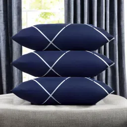 LUXURY Polyester Fibre Solid Sleeping Pillow Pack of 3-image-33