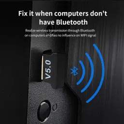 Bkc Car Bluetooth Device with Audio Receiver, 3.5mm Connector USB Adapter image 2