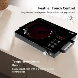 wegreet 2400 W Induction Cooktop Touch Panel, Push Button, Jog Dial image 5