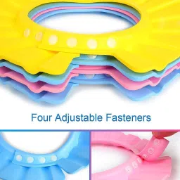 rbgiit Soft Adjustable Visor Hat Safe Shampoo Shower Bathing Protection Bath Cap K2 image 3