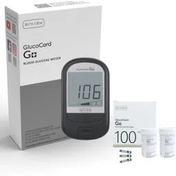 GlucoCard G+ Diabetes Kit – 100 Strips, Japanese Technology, Auto Coding Glucometer-21