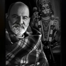 Neem Karoli Baba Photo Frame | Neem Karoli Baba Painting Digital Reprint 13.5 inch x 10 inch Painting-image-29
