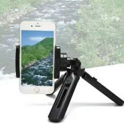 LKMO Extendable Mini Tripod + Universal Mobile Holder Lightweight Portable 5 Time Height Adjustable Upto 28 cm Perfect for Vlogging, Video Shooting,Photography etc Fit for All Mobile Phones, Action & DSLR Camera's Tripod Kit, Monopod Kit, Tripod Ball Head, Tripod Clamp, Tripod Bracket image 5