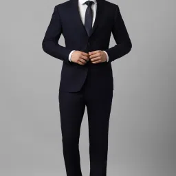 Men Single Breasted - 2 button Solid Suit-image-23