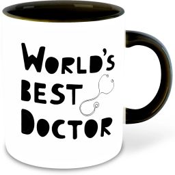 Doctor ThemeDesigner Printed Black Ceramic Coffee, Tea, Milk, Doctor Gifts - D15 Ceramic Coffee Mug-image-4
