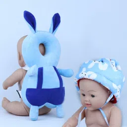 Combo Pack of Baby Infants Back Protector & Safety Helmet with Adjustable Straps-picture-16