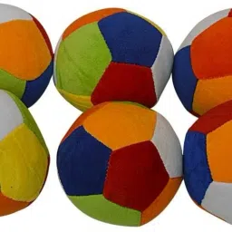 Ball soft toys baby toys multicolour 6 pisa set- 5 mm-38