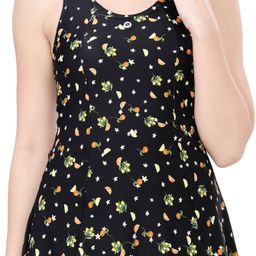 lactra Women's U-Back Swimdress with Boyleg | Padded Bust Support & Shape Retention Printed Women Swim-dress Multicolor Swimsuit-picture-2