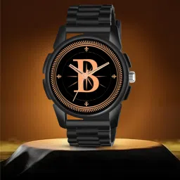 Alpha Heritage Collection A Black Strap Watch for Man & Boys Analog Watch - For Men ALPHA-B-J16-BLK-CDBLK-1-picture-6