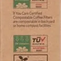 if you care Unbleached Coffee Filters, #4 cone, 100 count Indian Coffee Filter image 4
