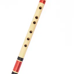 Flute, D Sharp medium, BUDGET Bansuri, 16 inches (FREE Written Manual & Bag) Bamboo Flute-picture-13