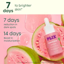 the plant fix plix Glow Sunscreen-50g and 10% Vitamin C Guava Face Serum-20ml Combo image 4