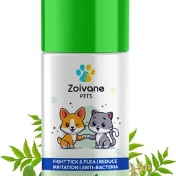 Ticks & Fleas Powder with Neem Leaves | Anti tick powder for dog cat 150 ml Pet Coat Cleanser-image-4