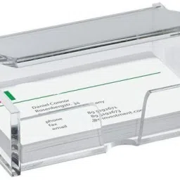 Clear Acrylic Business Card Holder Visiting Card Holder Stand for Office Table 50 Card Holder-16
