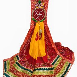 Poly Georgette Embroidered Yellow Women Dupatta-image-67