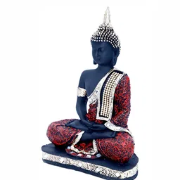 GW CREATIONS Black & Gold Toned Buddha Idol Showpiece-image-51