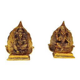 CraftVatika Brown Textured Ganesha Metal Idol Showpiece-image-58