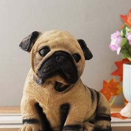 CraftVatika Brown Hutch Dog Showpiece-image-99