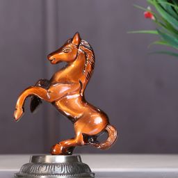 Kridaykraft Copper-Toned Horse Showpiece-image-93